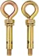 Fitto Expansion Screw Closed Hook Anchor Bolt - Wall Anchor Hook Bolt for Concrete Brick Masonry Screw Anchor Fixings, Pack of 2