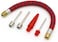 Fitto Pump Adapter Set - Inflator Nozzles for Bicycle &amp; Ball Pumps, Presta to Schrader Adapter, Needle &amp; Tapered Nozzles for Air Mattress &amp; Inflatable Toys