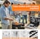 26-Piece Heavy Duty Stainless Steel BBQ Grill Tool Set with Aluminum Case &ndash; Complete Outdoor Barbecue Accessories Kit with Tongs, Spatula, Fork, Basting &amp; Cleaning Brushes, Skewers &amp; Corkscrew