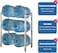 Heavy-Duty 4-Tier Water Bottle Storage Rack for 8 Bottles, Detachable 5-Gallon Bottles Organizer for for Home, Office, Kitchen, Warehouse