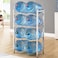 Heavy-Duty 4-Tier Water Bottle Storage Rack for 8 Bottles, Detachable 5-Gallon Bottles Organizer for for Home, Office, Kitchen, Warehouse