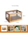 Versatile Foldable Transparent Storage Box for Books and Household Items 51.5 X 30 Cm