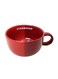 2021 Christmas Cappuccino Latte Coffee / Tea Mug, Red Ceramic - 16oz (473ml)