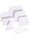 Cake Scraper and Smoother Set &acirc;&euro;&ldquo; 7 Pcs Dough and Bowl Scraper Cutters &acirc;&euro;&ldquo; Icing Tool Kit for Bread, Cake, and Fondant &acirc;&euro;&ldquo; Professional Stainless Steel Baking Tools for Pastry Making