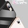 جراب Humixx لهاتف iPhone 8 Plus، جراب iPhone 7 Plus، [سلسلة كريستال] غطاء خلفي من الزجاج المقوى الأسود وحافة TPU ماصة للصدمات، جراب حماية كامل لهاتف iPhone 7 Plus/iPhone 8 Plus