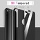 جراب Humixx لهاتف iPhone 8 Plus، جراب iPhone 7 Plus، [سلسلة كريستال] غطاء خلفي من الزجاج المقوى الأسود وحافة TPU ماصة للصدمات، جراب حماية كامل لهاتف iPhone 7 Plus/iPhone 8 Plus
