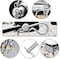 AL ARQAM 150pcs R Clips Stainless Steel Cotter Pins R Split Clips, Retaining Spring Hitch Cotter, Safe and Quick Tighten (6 Sizes)