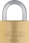 ABUS 55/60 C KD 2.4-Inch All Weather Solid Brass with Hardened Steel Shackle Keyed Different Padlock