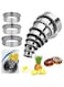 Round Cookie Biscuit Cutter Set, Pastry Cutters Round, Cookie Cutter Set, Biscuit Cutters, Ring Scone Cutter, Stainless Steel Metal Circle Cookie Cutter for Pastry, Donut, Baking, DIY Cake 11 Pcs