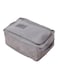 Waterproof Shoe Travel Pouch Grey 35x27x10cm