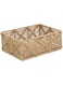 Homesmiths Small Rectangle Paper Rope Basket Natural 27 x 19 x H10 cm