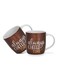 2-Piece Mugs 310ml It's Always CoffeeCoffee Mugs Set Couple Mug Valentines Day, New Bone China with Non Slip Bottom Coffee Cups for for Tea, Coffee, Present For Her/Him, Surprise Gift For Heart Day
