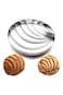 Cutter - Stainless Steel, Mexican Bread Mold, Conch Shaped Bread and Biscuit Baking, Concha Stamp Mold For Pan Dulce Mexicano Cortadora De Pan