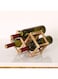 N / B Makeup Toy Wooden Wine Rack Wood Wine Bottle Holder Tabletop Freestanding Foldable Wood Bottle Holder Wine Shelves Shelf Wine Display Storage Rack Drink Bottle Rack