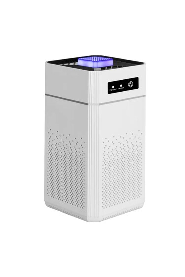 Desktop Air Purifier with Negative Ion Technology, 3-Speed Settings, LED Indicator