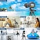 136cm Tripod for iPhone, Selfie Phone Tripod for Mobile, Aluminum Camera Tripod Stand with Carry Bag Wireless Remote Universal Phone Holder, Portable Travel Phone Stand for Video Recording
