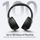 EKSA P300 Wireless Bluetooth Headphones, Active Noise Cancelling Over Ear Headset with ENC Mic,Transparency Mode, 100H Playtime, Hi-Res Audio, Deep Bass,BT 5.4 Headset for Music Office Travel