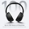 EKSA P300 Wireless Bluetooth Headphones, Active Noise Cancelling Over Ear Headset with ENC Mic,Transparency Mode, 100H Playtime, Hi-Res Audio, Deep Bass,BT 5.4 Headset for Music Office Travel