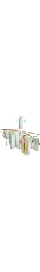 Excefore Wall Mounted Laundry Drying Rack, Foldable Wall Octopus Clothes Drying Rack Folding Indoor, Towel Drying Rack Collapsible, Space Saving Drying Rack Clothing with 7 Hanging Rods
