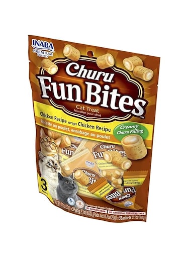 Inaba Churu Fun Bites Chicken Wrap Chicken Recipe 3PCS/PK