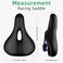 ROCKBROS Bike Seat Memory Foam Bike Saddle Comfortable Waterproof for City MTB Racing Bikes