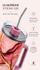 Mobcos Printed Insulated Travel Tumbler 1200ml   Stainless Steel Vacuum Flask with Handle, Straw &amp; Leakproof Lid   Reusable Coffee Mug   Water Bottle   Multicolor