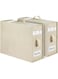 2 Pack Bed Sheet Organizers and Storage, Foldable Linen Closet Organizer with Window and Label, Bedding Folder Storage Box Container for Blanket, Duvet Cover Set, Bed Sheet Set