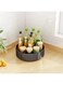 Belvery Lazy Susan Turntable Spice Rack Organizer Steel 360 Degree Rotatable Rack Stand for Kitchen Cabinet Kitchen Countertop Pantry Storage,1 Tier, Black