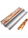 SYOSI Nonstick Baguette Pans for French Bread Baking, Perforated 2 Loaves Baguettes Bakery Tray Perforated Bread Tray Baguette Baking Tray Bake Mold Toast Cooking Oven Toaster Pan
