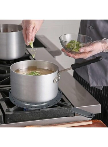 KNP Simmer Ring Heat Diffuser. The Mesh Holes Are Evenly Made On The Plate, Make The Heat Conduct More Evenly.