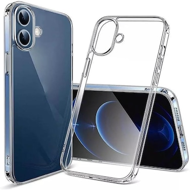 Clear Case Compatible With Iphone 16 5G, Transparent Shockproof Bumper Cover, Anti-Scratch Clear Back Protective Phone Case for Iphone 16 6.1" (Clear)