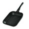 Sonex - Diecast Marble Grill Pan, 24 cm, Non-Stick, Raised Ridges, Cool-Touch Handle, PFOA-Free, Easy Clean, Black