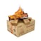 Premium Kiln-Dried Firewood Box &ndash; 25L (~12Kg)   Ready to Burn Hardwood Logs   Ideal for Fire Pits, Pizza Ovens, Outdoor Cooking &amp; Grilling   Low Moisture, High Heat Output, 100% Natural Hard wood