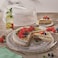 Snips Delice Cake Carrier with Tray &amp; Dome &ndash; 28cm, Made in Italy