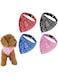 X spring Dog Bandana, 4PCS Triangle Scarf Collar Towel, Adjustable Accessories Cute Soft Cotton Puppy Pet Bandana, Washable Daily Handkerchief Comfortable Gifts for Small Medium Large Girl Boy Pup Pet