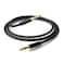 Porodo Blue PVC AUX Audio Cable 3.5mm 1M Compatible with iPad Pro 2021 Air 4, S21 Ultra S20 Note20 Tab S7, Pixel 5-1M - Black