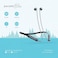 Porodo Blue ENC Neckband Earbuds, Clear Calls &amp; Superior Sound, 200mAh Battery, 28H Playtime, Bluetooth 5.3, Deep Bass, Lightweight &amp; Comfortable Design - Black
