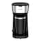 LePresso Coffee Maker with Travelling Mug 450W Over-Heat Protection Reusable Nylon Filter One Button Operation Heat Insulated Travel Mug 400ml Mug Capacity - Black