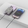 Powerology 20000mAh MagSafe Aluminum Power Bank, Battery Level Indicator, Lightweight &amp; Compact, Fast &amp; Simultaneous Charging, Type-C Input &amp; Output, 15W Wireless Output - Titanium
