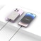 Powerology 10000mAh Compatible With MagSafe Aluminum Power Bank with Battery Level Indicator, Type-C Input &amp; Output, 15W Wireless Output - Titanium