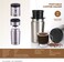 Lepresso Portable Mini Grinding and Coffee Maker  With Stainless Steel Mug 250ml Travel Mug Drip Filter Adjustable Grind Size