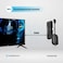 محول باورولوجي اللاسلكي HDMI Type-C، عرض فيديو وصوت بجودة عالية، استقبال وإرسال منخفض التأخير، مدى يصل إلى 50 متر، تصميم مسجل ببراءة اختراع، متين وصغير الحجم، متوافق مع أجهزة العرض - أسود
