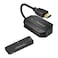 محول باورولوجي اللاسلكي HDMI Type-C، عرض فيديو وصوت بجودة عالية، استقبال وإرسال منخفض التأخير، مدى يصل إلى 50 متر، تصميم مسجل ببراءة اختراع، متين وصغير الحجم، متوافق مع أجهزة العرض - أسود
