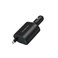 Powerology Dual Ports Car Charger, Type-C &amp; QC USB-A, 1M PVC Cable, Retractable Type-C, Patented Design, Built-In Safeguards, PD 65W Laptop Charging, 115W Total Output - Black
