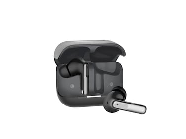 Powerology Hybrid ANC+ENC 6Mic Earphone - BT V5.3, Dual EQ Mode for Game and Music, 6-Hour Playtime, Fast Charging, IPX4 Water Resistance, Touch Controls - Black