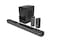 Powerology 5.1CH Home Theater Soundbar with Dolby Audio, 370W, BT 5.3, Wireless Subwoofer, Surround Sound, LED Display, USB, AUX, Optical &amp; TV (ARC) Input - Black
