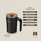 كوب ليبريسّو ستيرماجيك للتحريك التلقائي مع قضيب مغناطيسي قابل للفصل، شاشة عرض درجة الحرارة، تحكم باللمس، شحن تايب سي، سعة 380 مل، مواد ABS وفولاذ مقاوم للصدأ 304، أسود

