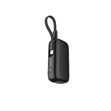 باورولوجي باور بنك PD 20W بسعة 5000mAh، مدخل ومخرج USB-A بقوة 18W، كابل قابل للإزالة، تقنية الشحن المتقدم، من 0-60% في 35 دقيقة، حماية مدمجة، تصميم مدمج - أبيض.
