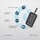 باورولوجي بنك الطاقة 20000 مللي أمبير، مخرج USB-A QC3.0 18W، USB-C PD30W، سعة 20000 مللي أمبير، سلك USB-C قابل للفصل، شحن من 0%-60% في 35 دقيقة، شحن 3 أجهزة، أنظمة أمان مدمجة، أسود
