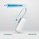 Powerology 20000mAh Power Bank, PD 30W, QC 18W, Devices Charging, 0-60% in 35Min, USB Type-C/USB-A Ports, Built-in 30CM Type-C Cord, Compact &amp; Portable, Built-in Safeguards - White
